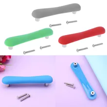 Антиударный шкаф для детской комнаты с мультяшными ручками, дверный ящик для шкафа, детская ручка