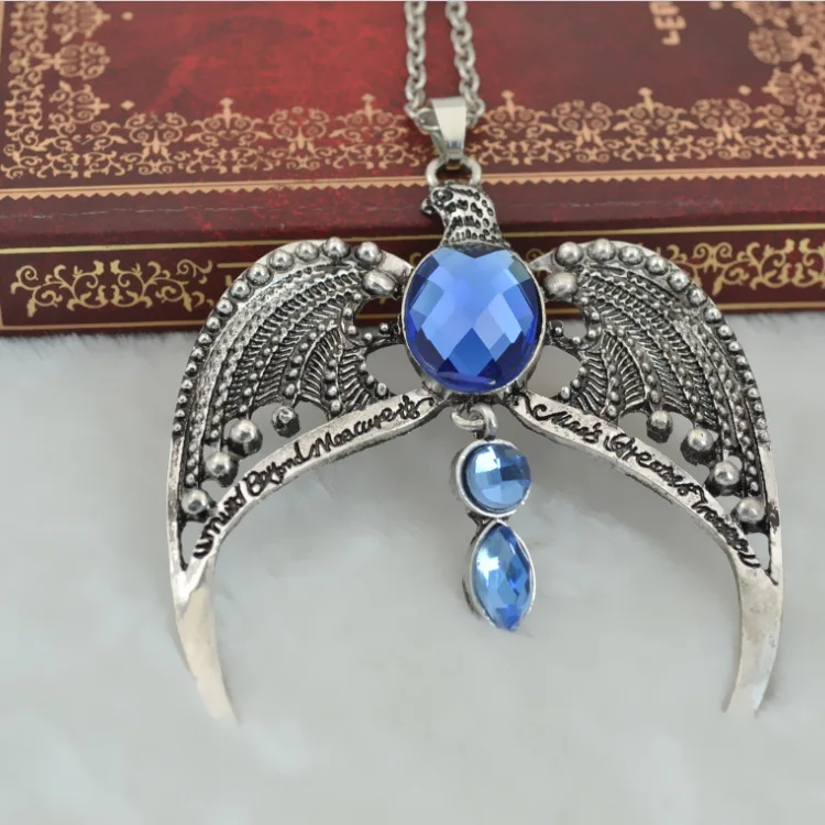 

freeshipping! 2014 new Ravenclaw Magic Academy Eagles lost crown vintage necklace 20pcs /lot