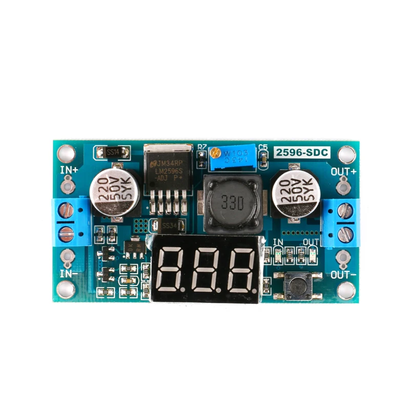 EC Buying 10pcs LM2596S DC-DC Buck Converter – Adjustable Step-Down Voltage Regulator Module, 4.5-50V To 3-35V, 3A Max