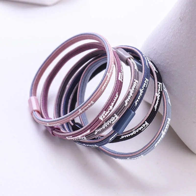 1 шт. простой заголовок Личность Английский Письмо кольцевая полоса аксессуары для волос G0417