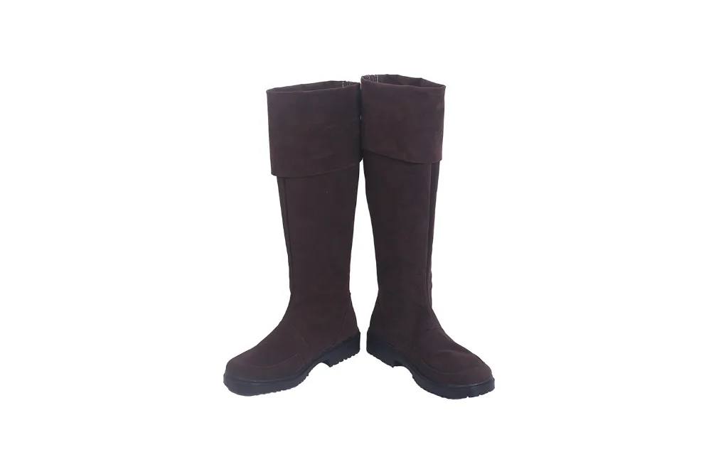 FGO FateEXTRA Robin Hood Cosplay Boots Brown Shoes Custom Made Any Size (5)