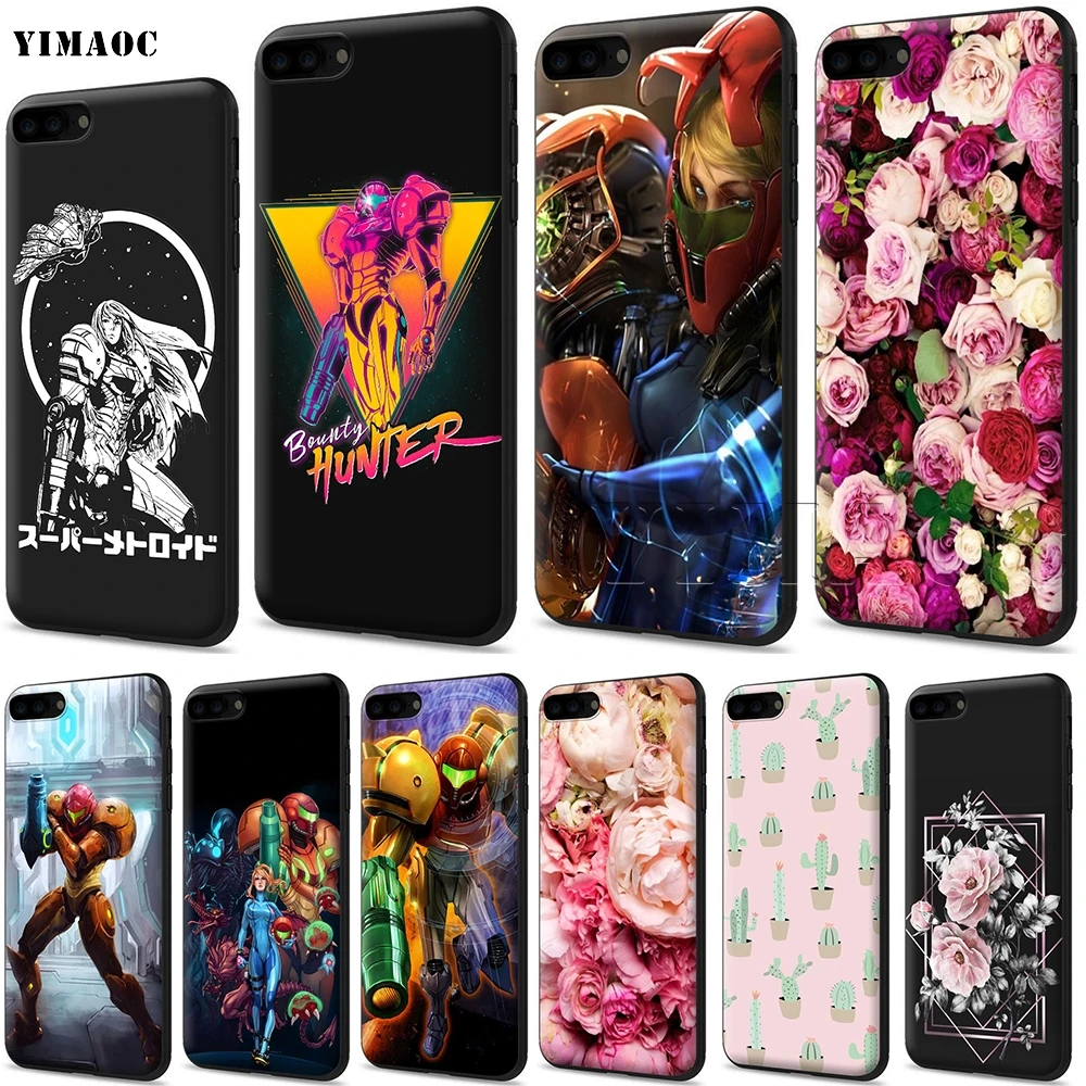 

YIMAOC Samus Aran Metroid Soft Silicone Case for iPhone 11 Pro XS Max XR X 8 7 6 6S Plus 5 5s se