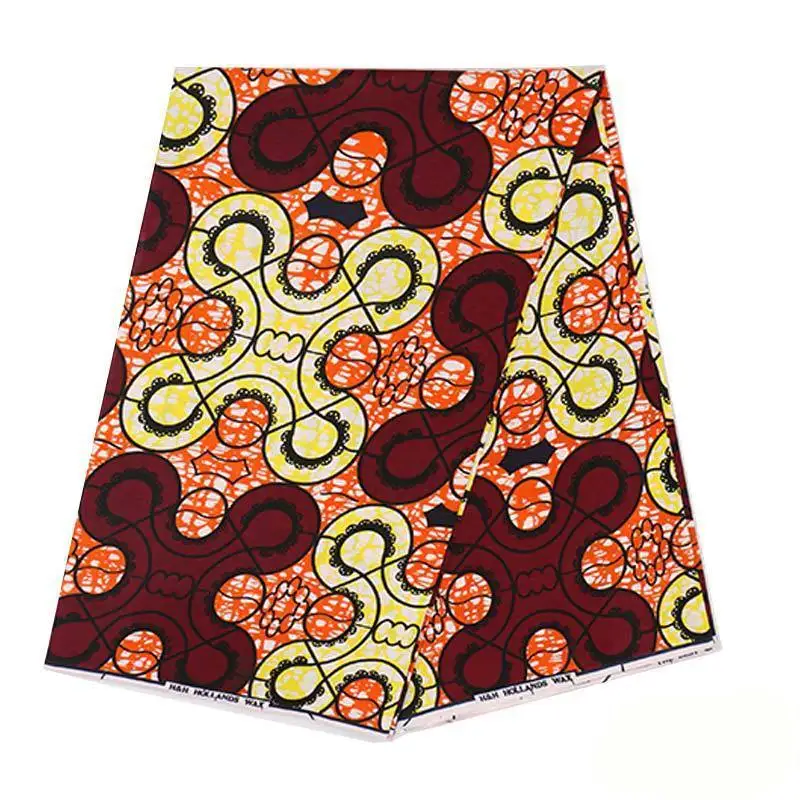Ankara African Wax Print Fabric For Women Dress Headwear Dutch Wax Fabric 6yards  2019 New  African Ankara Fabric Cotton
