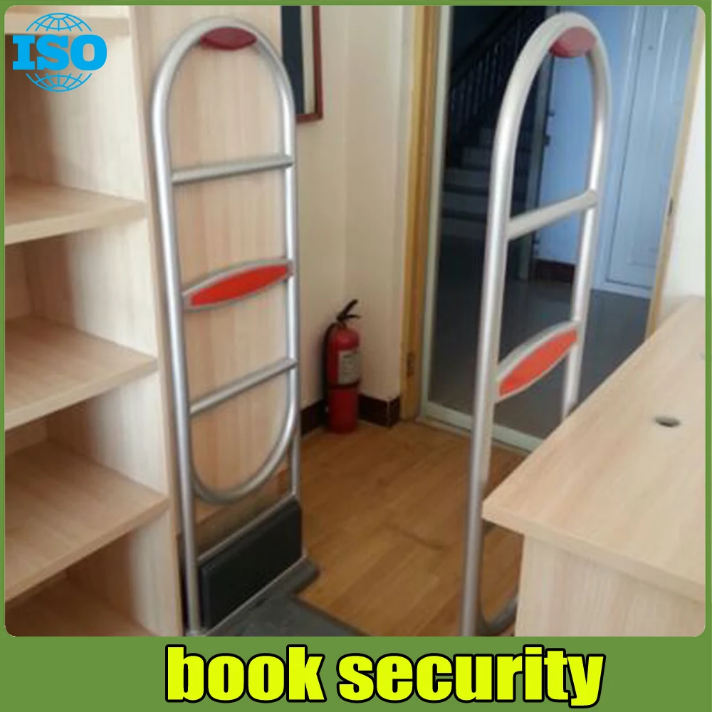 

School library security gate with sound and light eas alarm system library security system