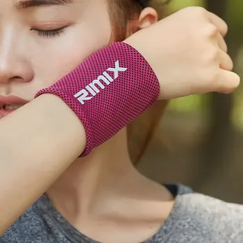 1Pc Quick Dry Ice Cool Sport Polsband Zweetband Wrist Band Brace Wraps Guards Voor Gym Volleybal Badminton Pols tas