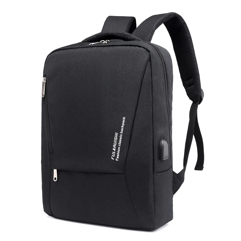 

Men Laptop Backpack USB Charging Backpacks For 15.6 inch Computer Anti-theft Bags Male Gray Daypack Women Mochila Computer Bag