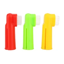 Зубная щетка для собак и кошек зубная Чистка зубных протезов зубная нить