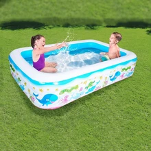 120/130/150 см детская Ванна для купания младенца дома Применение детский надувной бассейн квадратный бассейн детский надувной бассейн