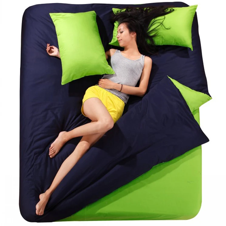 Golive Solid Bedding Set cotton Sheet Gray Modern Duvet cover set Bed