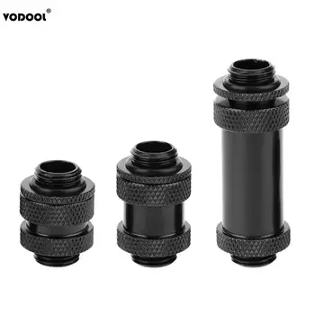 

VODOOL Brass Dual G1/4" External Thread PC Water Cooling Expansion Joint Adapter Connector Double Head 16-22mm 22-31mm 41-69mm