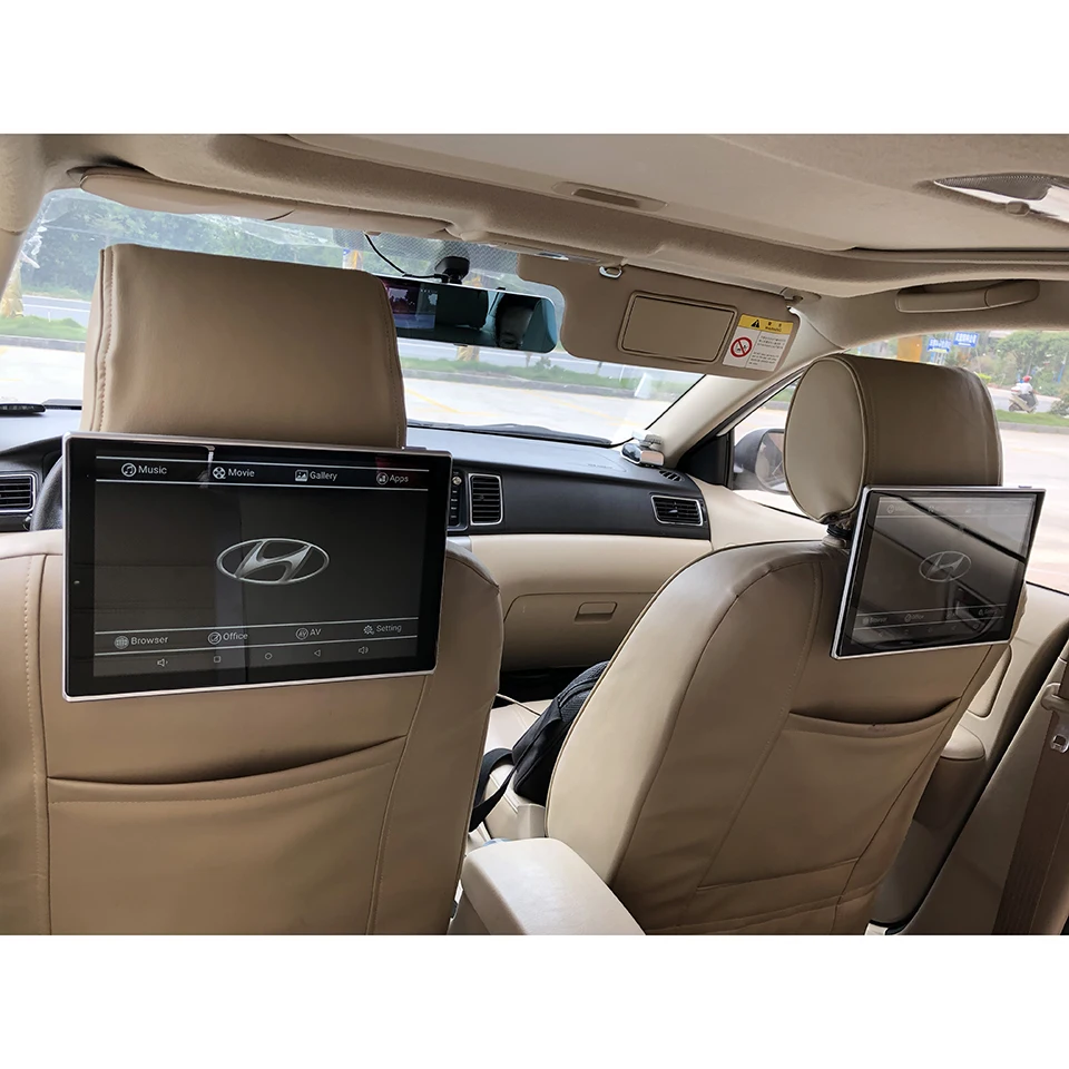 Perfect 2PCS 11.8 Inch Car Headrest DVD Player 1920*1280 LCD Android 7.1 System Display Screen Head Rest TV Monitor For Hyundai Santa Fe 5 Perfect 2PCS 11.8 Inch Car Headrest DVD Player 1920*1280 LCD Android 7.1 System Display Screen Head Rest TV Monitor For Hyundai Santa Fe 5