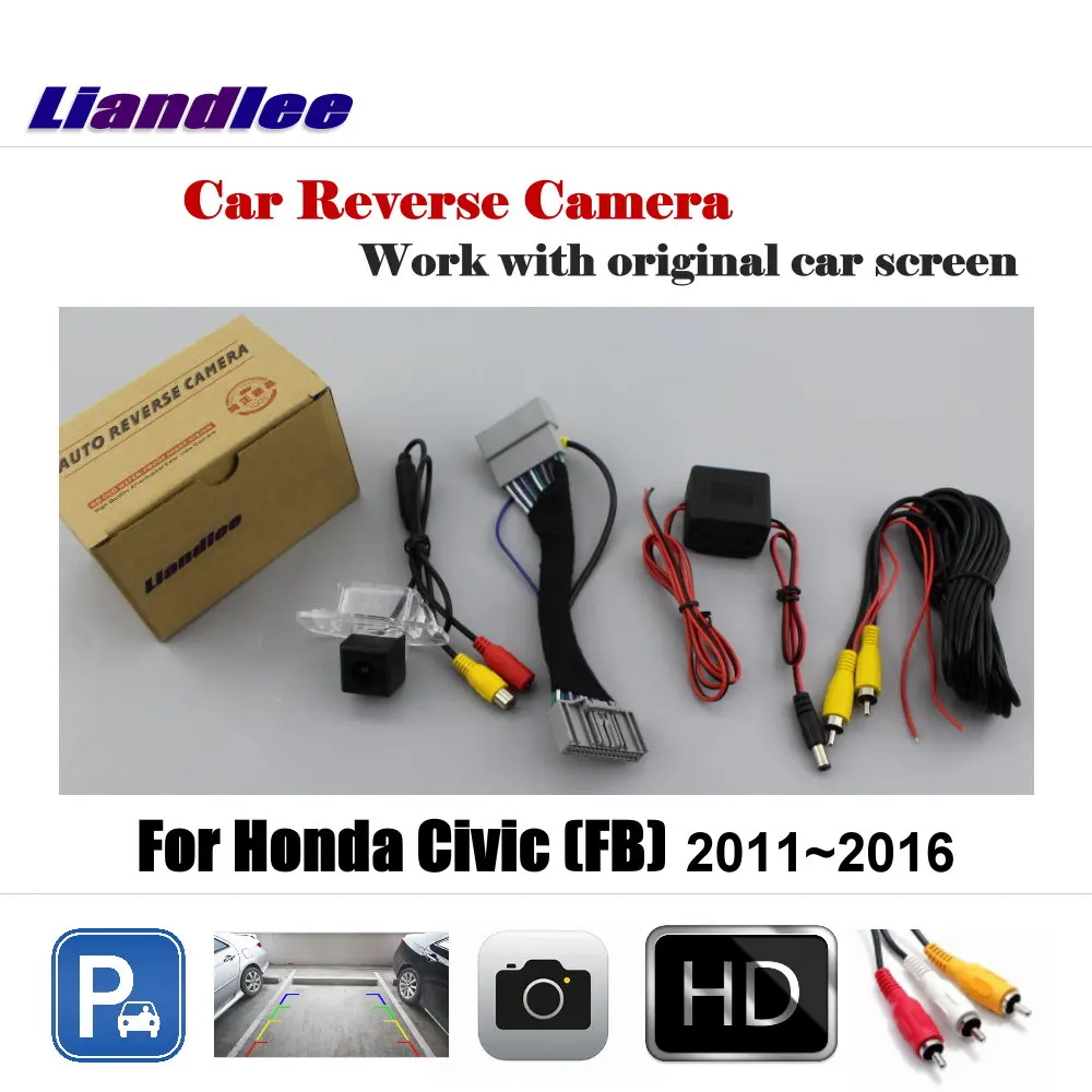 Liandlee для Honda Civic (FB) 2011 ~ 2016/Автомобильная резервная камера заднего вида|Камера