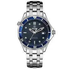SEKARO Suiza relojes hombres marca de lujo reloj mecánico automático reloj deportivo diver luminoso ondulación del Agua relogio masculino