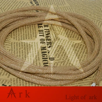 

5m/lot Edison Vintage Round Electrical Wire Loft Rope Cable Retro Textile Braided Cable Pendant Light Wire Lamp Cord 2*0.75mm