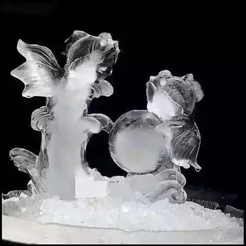 3D яркие золотые рыбки искусственный полимерный корпус инструменты для