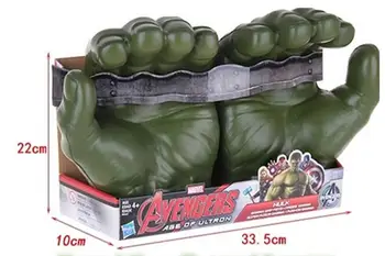 

Cool Kids Toy Gifts Plastic Gloves From Marvel Movie The Avenger Super Heroes Hands Of Hulk Models Action Anime Figure Cosplay