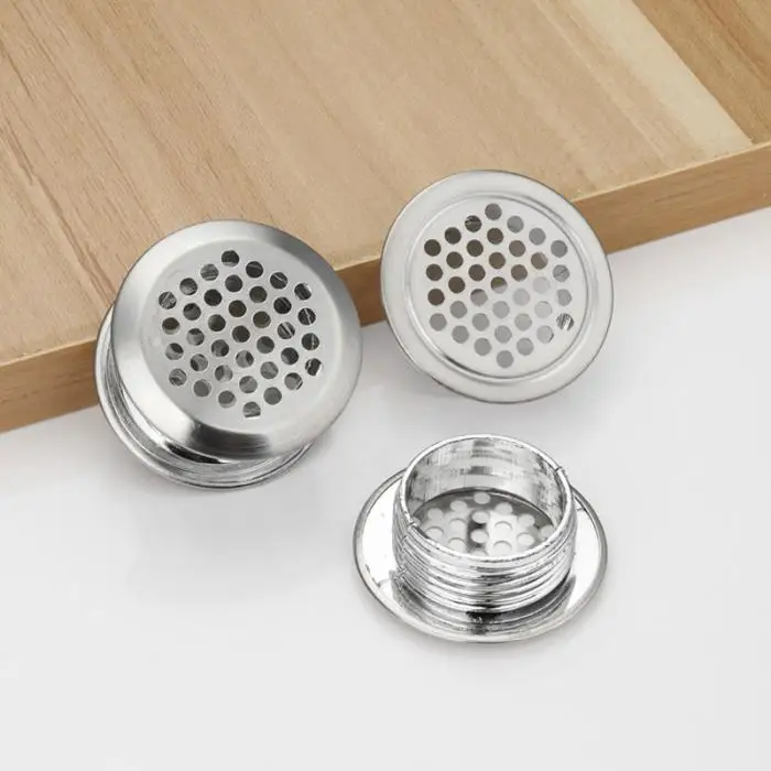 Вентиляционные отверстия из нержавеющей стали с круглым вентиляционным отверстием для кухонного шкафа ванной комнаты_ WK