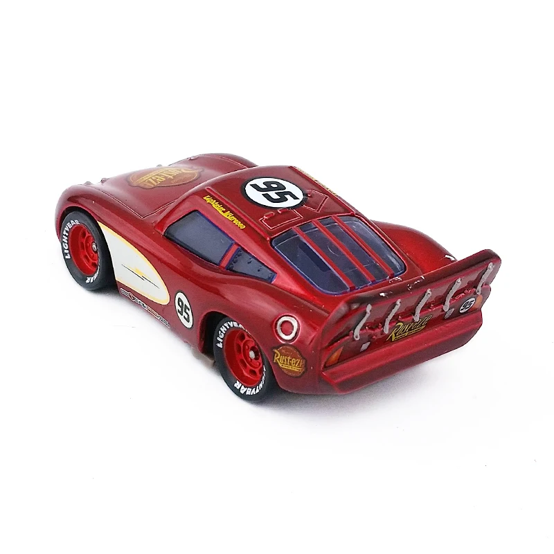 Disney Pixar Cars No.95 металлический литой автомобиль McQueen 1:55 свободный совершенно новый в