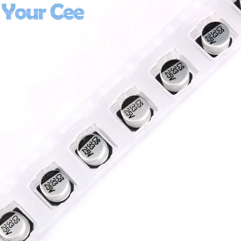 50 PCS 33UF//16V 5X6 mm SMD Aluminum Electrolytic Capacitor SMT 16V 33UF