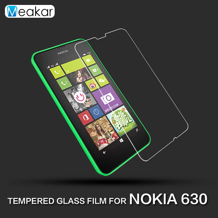 Закаленное стекло 0 3 мм 2.5D 9H 4.5for Nokia Lumia 630 защитная стеклянная пленка для экрана