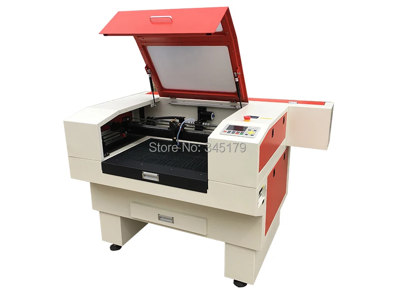

50W 60W 6040 Co2 Laser Engraving And Cut Machine .AWC708C Controller .Honeycomb Table. 15 Linear Guides including chiller CW3000