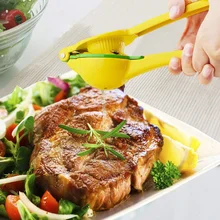 Новая лимонная соковыжималка из алюминиевого сплава, два в одном, многофункциональная ручная соковыжиматель для лимона, Прямая поставка, кухонная соковыжималка