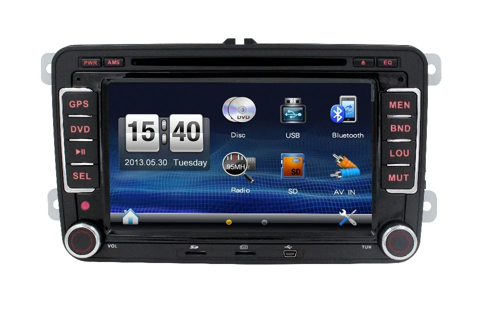Оптовая продажа! 2Din 7 дюймовый автомобильный DVD плеер для VW GOLF 5 6 POLO PASSAT CC JETTA TIGUAN