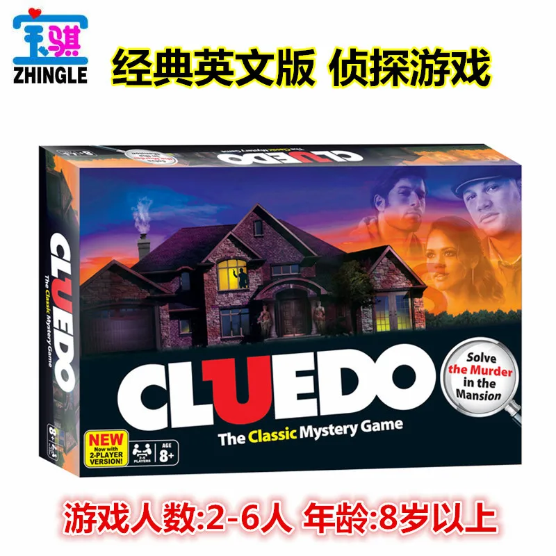 

Leisure strategy reasoning board game card English version of the search for clues Cluedo Board Game