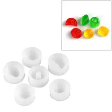 6 шт 3D фруктовые конфеты силиконовые формы-сладкие фрукты плесень украшения торта, помадка, конфеты, полимерная глина, миниатюрная форма