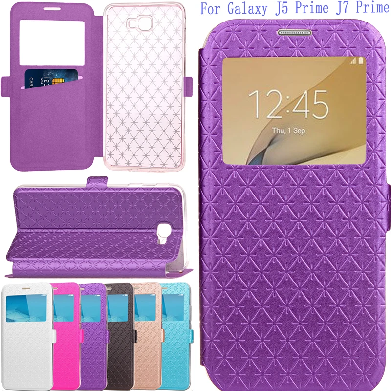 Роскошные флип кожаный Чехол для Samsung galaxy Премьер J5 J7 on5 on7 2016 крышки случая