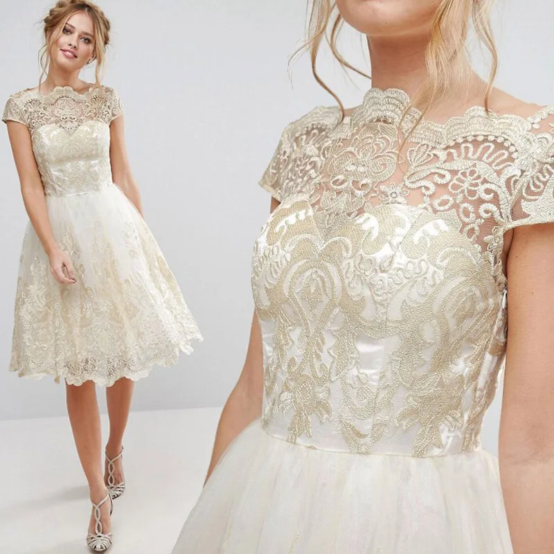 New Cheap cSCx7 ALABIFU Women Summer Dress 2019 Plus Size Casual Sexy Hollow Out Lace Dress Ball Gown Elegant Party Dress vestidos