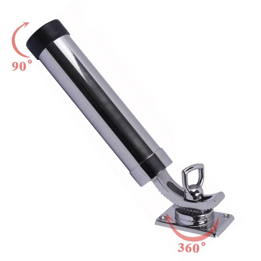 

Mirror Polished 316 Stainless Steel Boat Fishing Rod Holder Rack