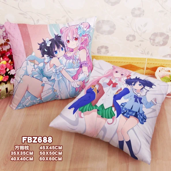 Декоративные двухсторонние Квадратные наволочки Happy Sugar Life наволочки|Наволочка| |