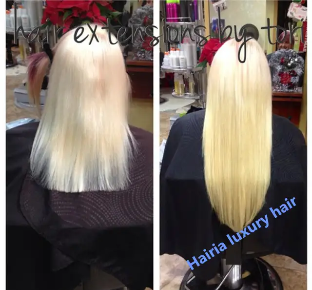 24inch 75g Brazilian Hair Weave Bundles Double Drawn Thin Ends 100