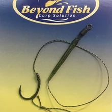 5 X Карп Рыбалка буровые установки комби-очень широкий зевок с изогнутой хвостовик& Off точка-тефлон(PTFE) покрытием-мягкий крючок Link-Карп буровые установки
