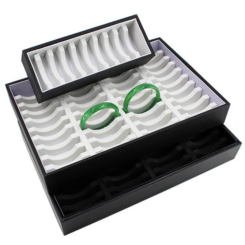 Hot Sale Luxury 40pcs Bracelet Holder Jewelry Organizer Storage Ornament Rack Showcase Watch Display Stand Jewelry Display Boxes