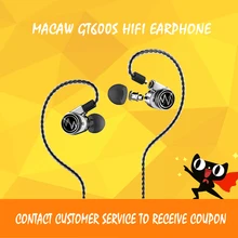 Ара GT600S металлические наушники-вкладыши Наушники собственного производства динамический сбалансированный Гибридный лихорадка наушники с басами фильтры MMCX Hi-Fi Audiophile