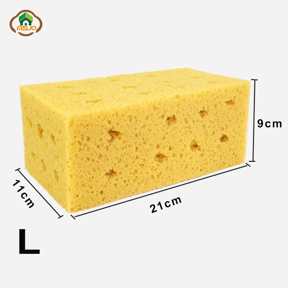 MSJO губка Авто Волшебные губки колеса очиститель стекла мойка Чистящие Инструменты Кухня желтый нано чистая губка для мытья окна