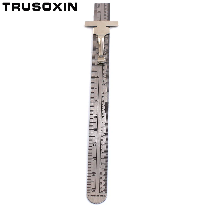 

New Welding tools Stainless Steel Stainless Steel Welding Gauge Gage Depth Ruler Gap Hole Inspection For Measurement