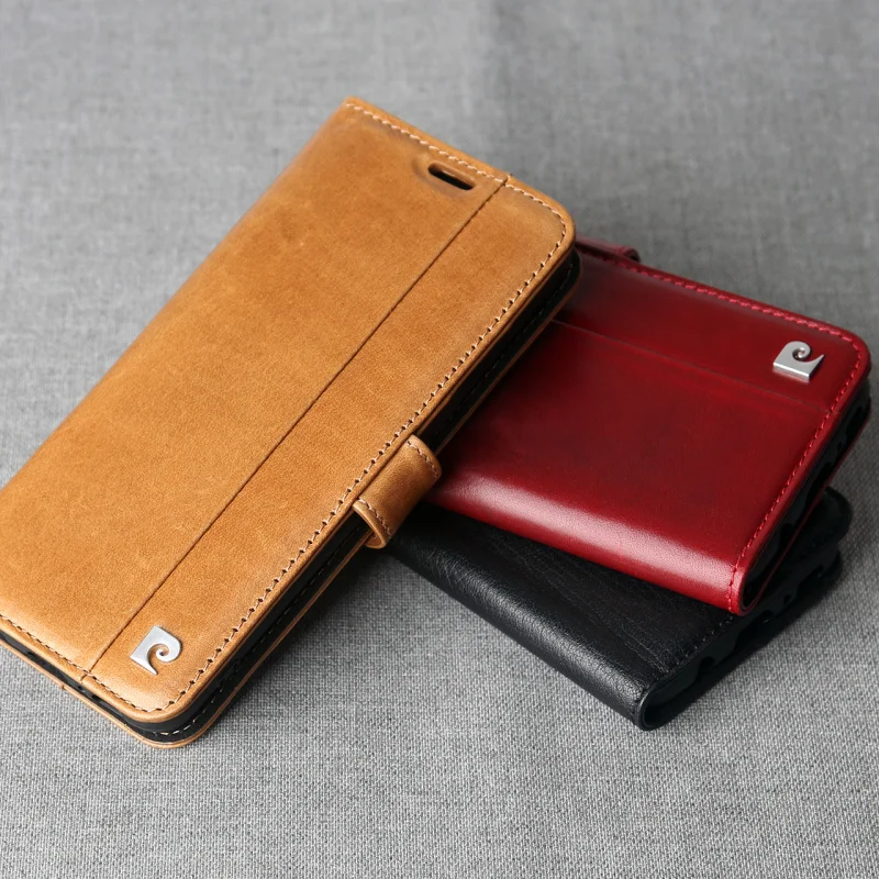 

For Samsung Galaxy S8 / S8 Plus Case Luxury Genuine Leather Magnetic Book Flip Stand Wallet Card Holder Phone Cases Cover Bags