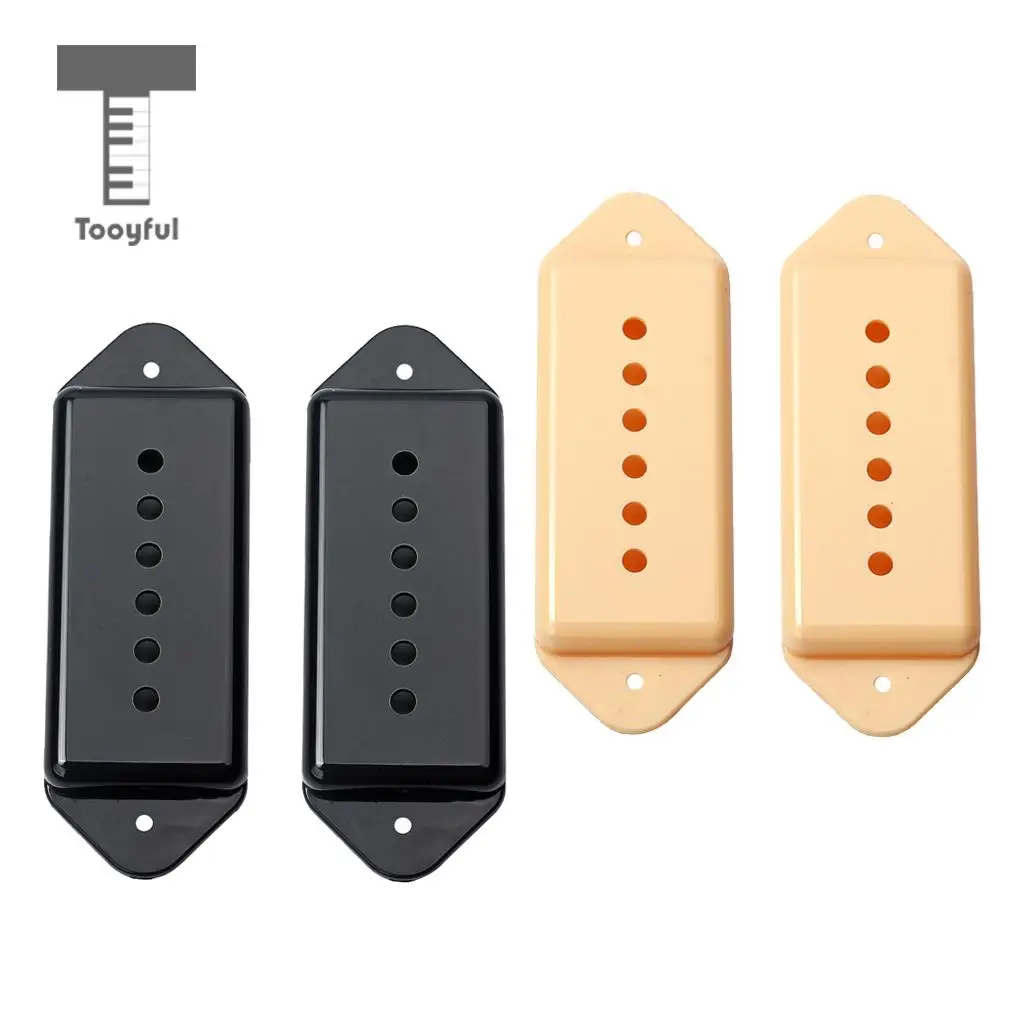 2PCS Guitar Single Coil Pickup Covers Dogear Style for Electric Guitar Replacement Parts