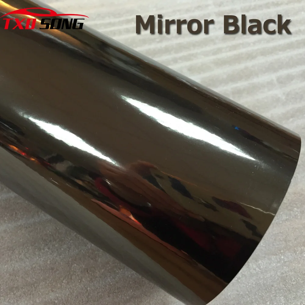 Buy Best Quality Flexible Black Chrome Mirror Vinyl