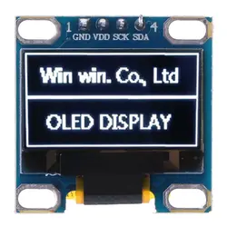 OLED модуль белый Цвет 128X64 ЖК-дисплей Дисплей IIC модуль DIY 0,98 ''для Arduino New