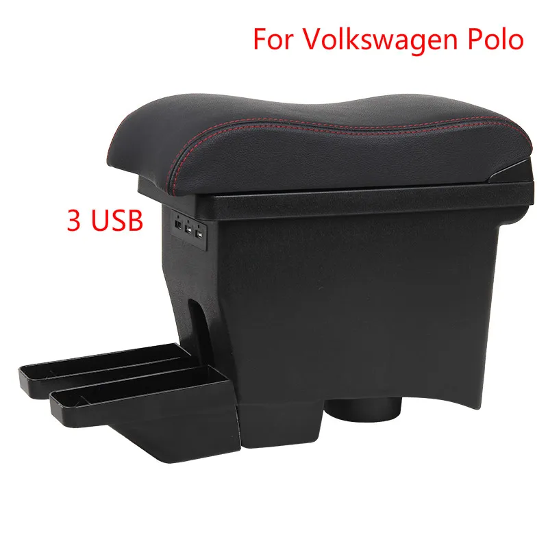 

For Volkswagen Polo armrest box central Store content Storage box Ford focus armrest box
