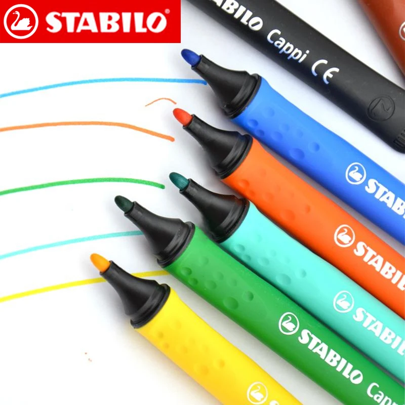 Stabilo 168 Cappi Series Art Marker Circle Designed Bright Color Ink