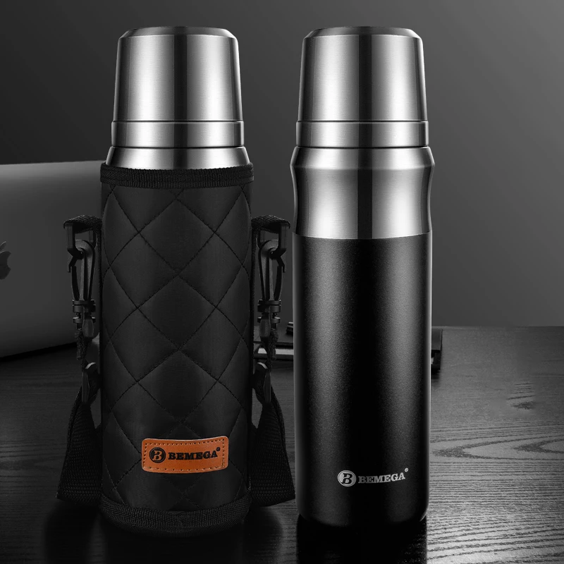 

800ml Thermos Bottle Stainless Steel Tumbler Insulated Water Bottle Portable Vacuum Flask for Coffee Mug Men Women Travel Cup