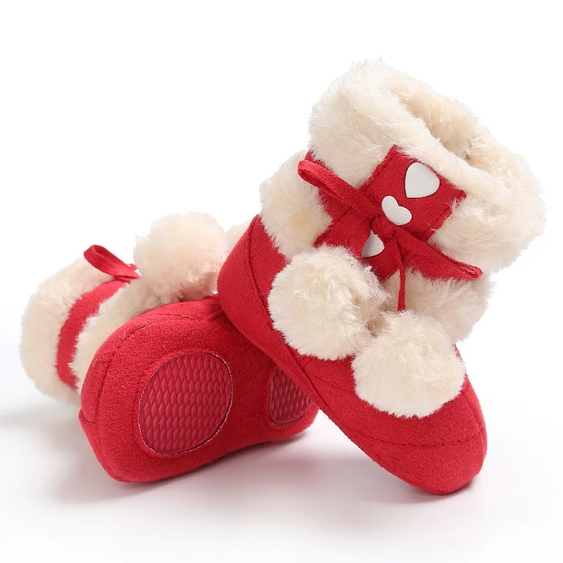 Детские Сапоги и ботинки для девочек обувь махрово Плёнки хлопок Ткань Рождество зимние сапоги Обувь для девочек малышей бота Infantil bs069