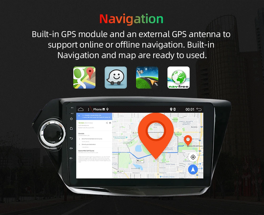 Discount 4G+64G Android 9.0 Car Radio Multimedia Video Player Navigation GPS For KIA RIO 3 4 2011-2018 rio sedan 2 din rear view camera 21