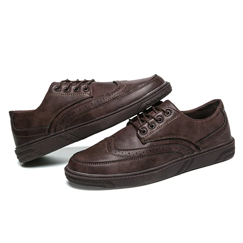 men dress shoes leather brogue oxfords luxury italian brand retro classic male footwear cool designer comfort dress flats for me (4)