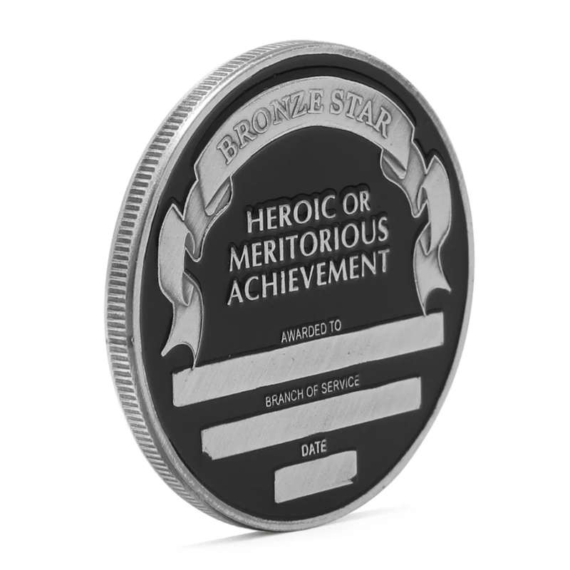 

Children Love Interesting The Bronze Star Medal Commemorative Challenge Coin Token Collectible Collection Drop Shipping Support